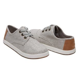 TOMS | Unisex Drizzle Grey Coated Linen Paseo
